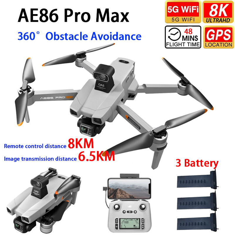 Drone Multispectral - AERC AE86ProMax プロフェッショナルドローン GPS 5G WIFI
