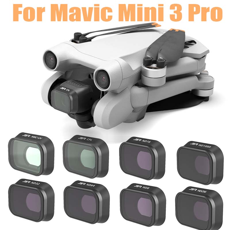 Drone Ndvi - Dji Mini 3 Pro用カメラレンズフィルター,Mcuv,cpl,nd8,nd16,nd32,nd64,nd256,ND/pl用フィルターキット,maavic mini 3ドローンアクセサリー