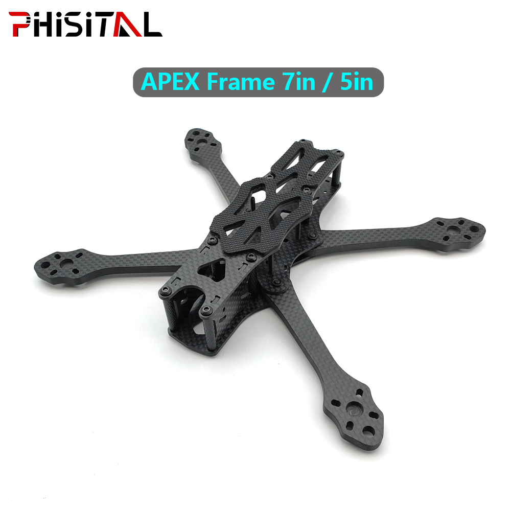 Drone Lidar - APEXフレーム 7インチ/6インチ/5インチ カーボンファイバー クアッドコプターフレームキット 19/22mmカメラ用 |