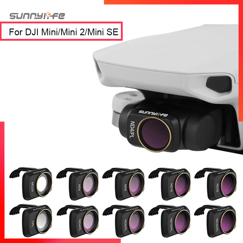 Drone Ndvi - Dji-ミニドローン用アクセサリー,4Kカメラデバイス,ミニ,2フィルター,uv,ND,cpl,4, 8, 16, 32,ndpl,8キット,カメラレンズフィルター保護