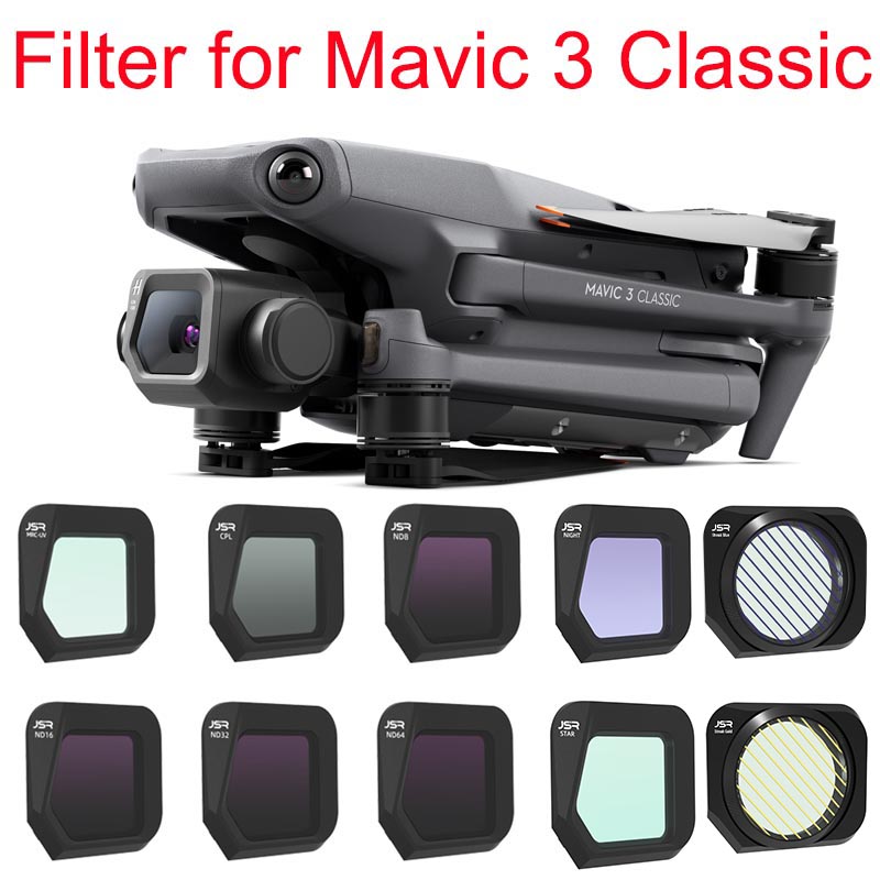 Drone Ndvi - 暗視アクセサリー,クラシックフィルター,dji mavic 3用レンズフィルターセット,フィルターuv cpl nd8 nd16