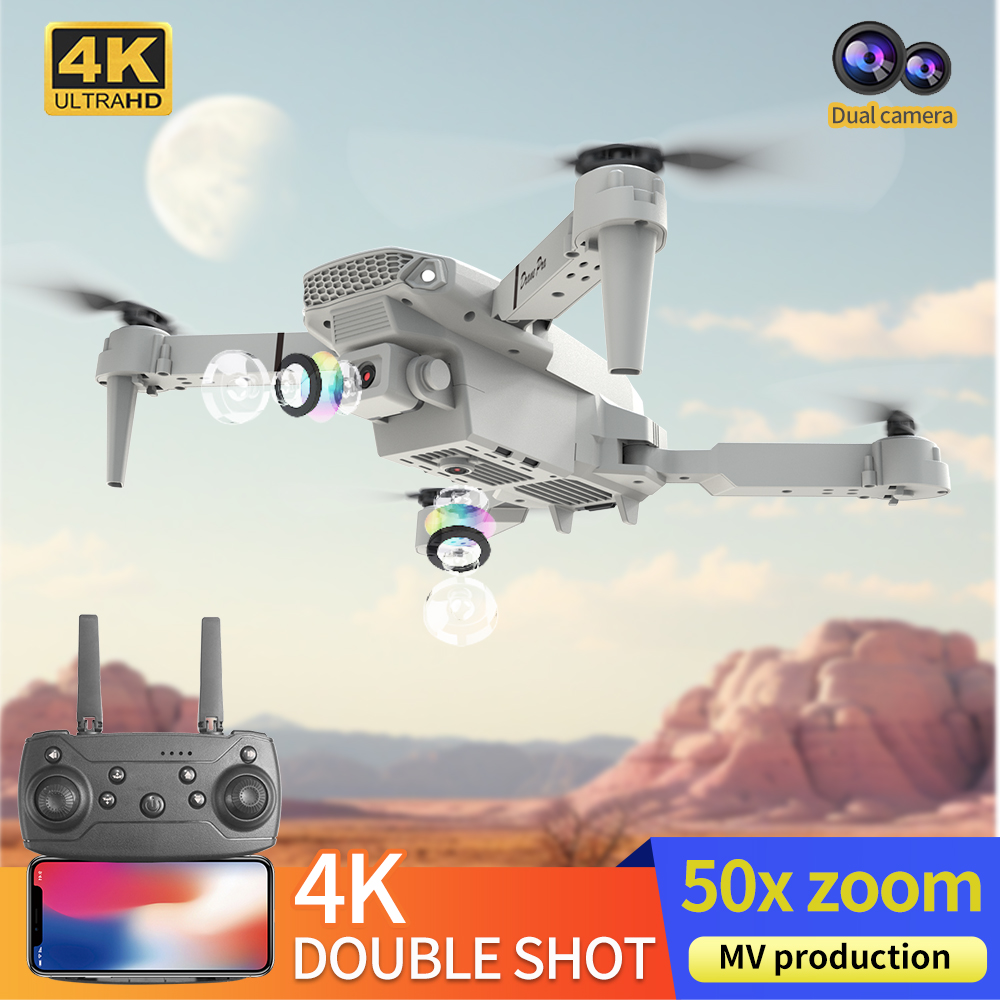 2026年新型 E88 プロ仕様 HD 4K RCドローン  - Drone Surveying のレビューと価格