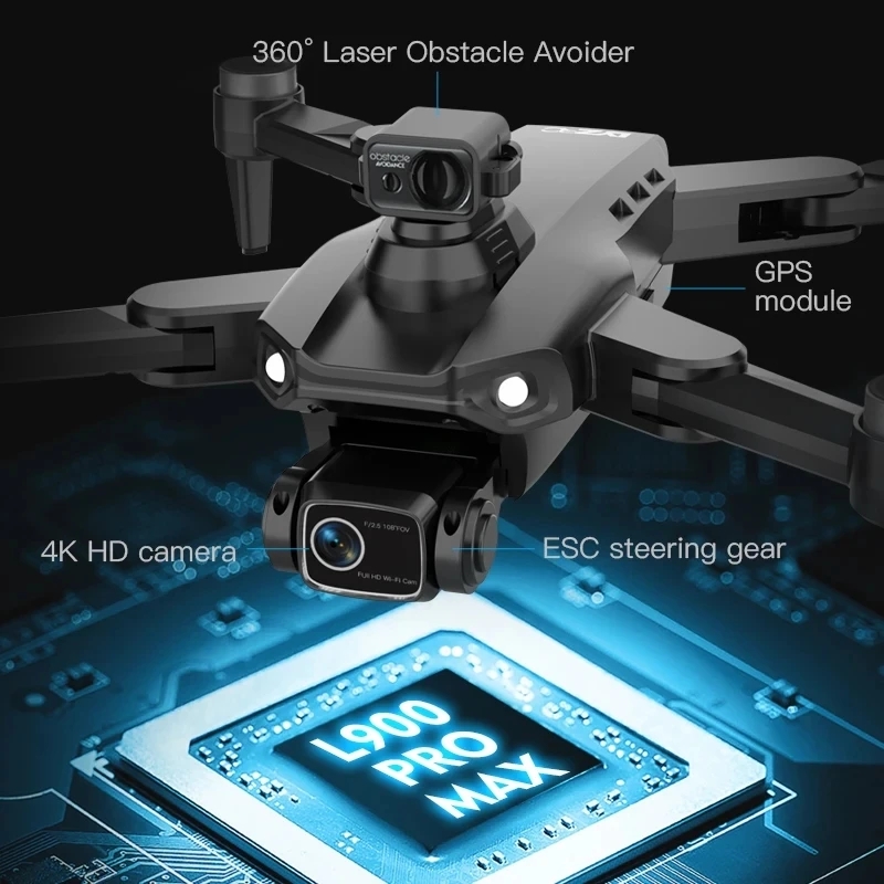 L900 Pro MAX GPS ドローン 4K プロフェッ - Drone Surveying のレビューと価格