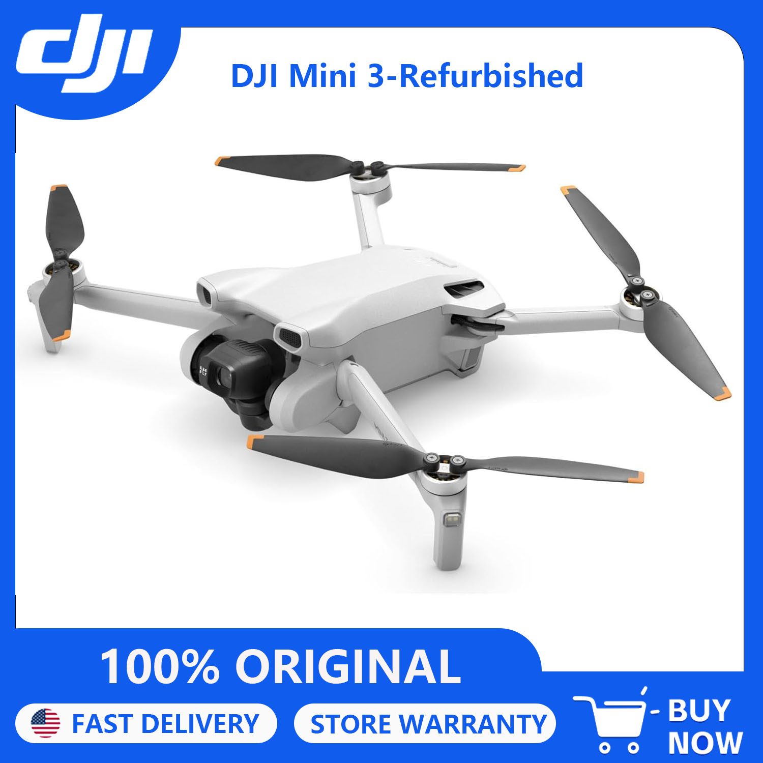 大人向けカメラ付きDJI Mini 3ドローンのリファービッ - Drone Video Production のレビューと価格