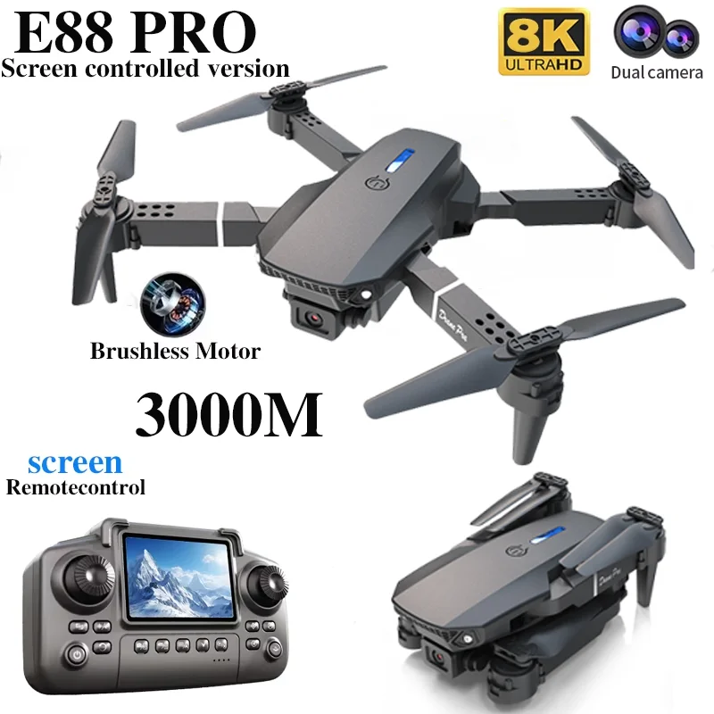 プロフェッショナル E88 プロドローン スクリーン付き 8 - Drone Surveying のレビューと価格