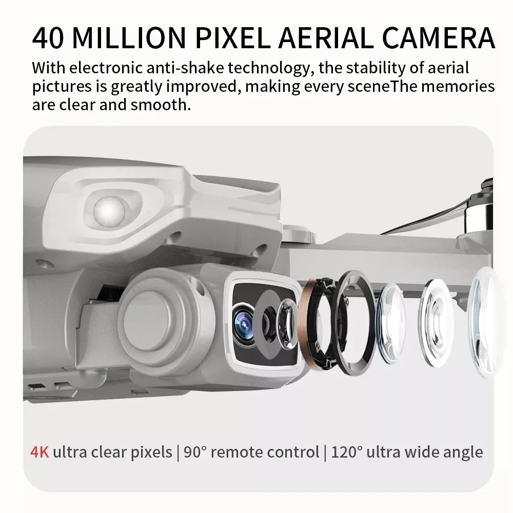 折りたたみ式ブラシレスドローンl900プロ,GPS, 4k, - Drone Surveying のレビューと価格