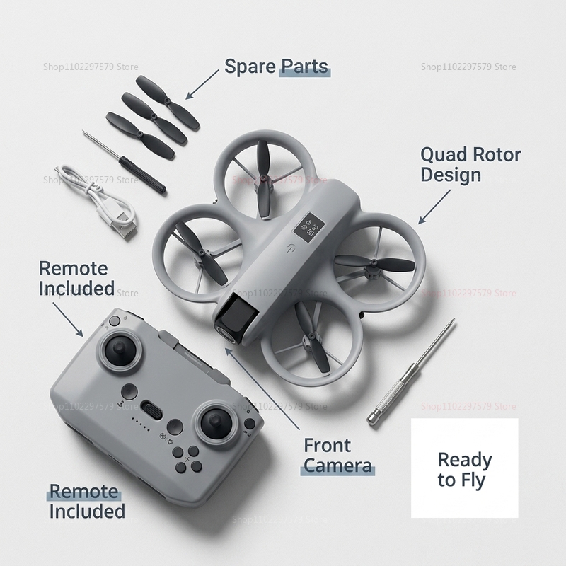 8K HDカメラ搭載ミニドローン FPV折りたたみ式クアッド - Drone Cinematic のレビューと価格