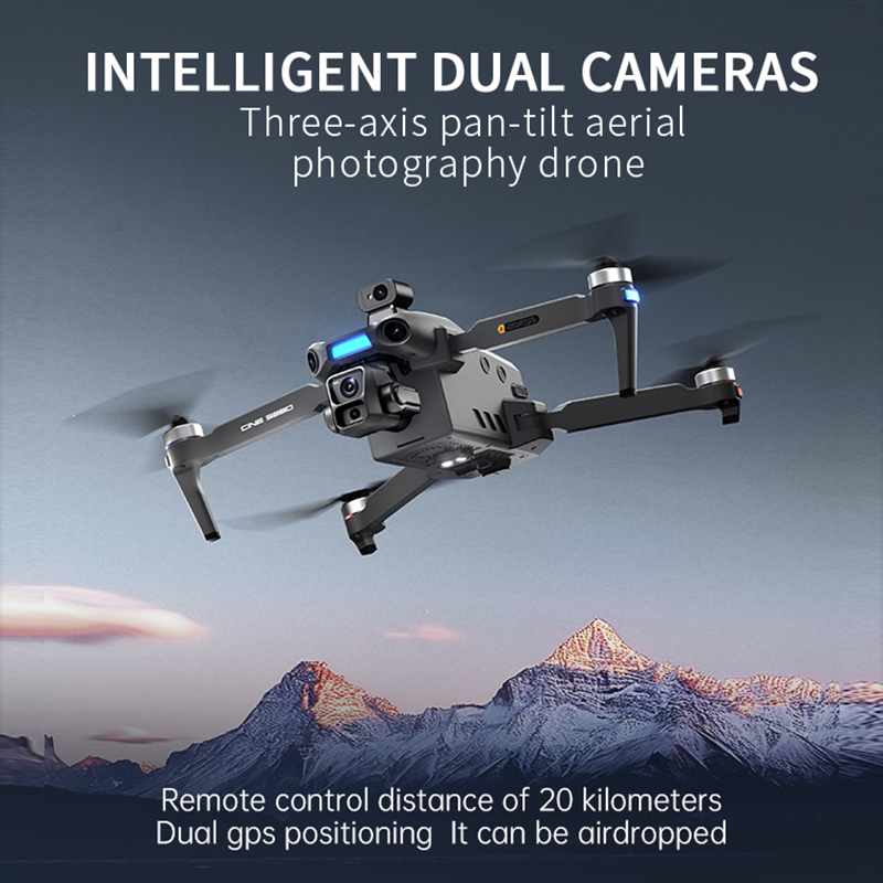2026年新型8Kデュアルカメラドローン、5.5インチ大型ス - Drone Aerial Photography のレビューと価格