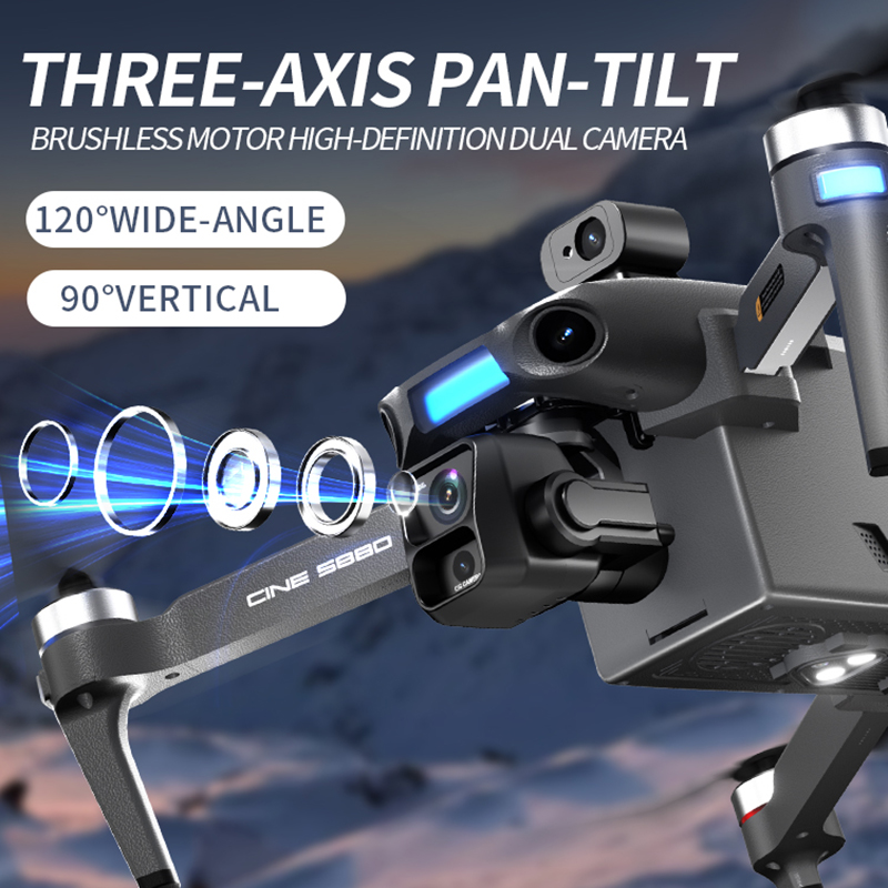 2026年新型8Kデュアルカメラドローン、5.5インチ大型ス - Drone Aerial Photography のレビューと価格