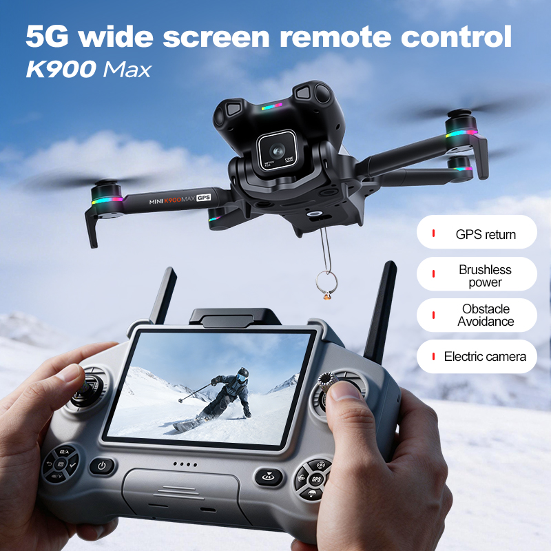 新型K900 MAX GPSドローン、4Kプロフェッショナル - Drone Surveying のレビューと価格