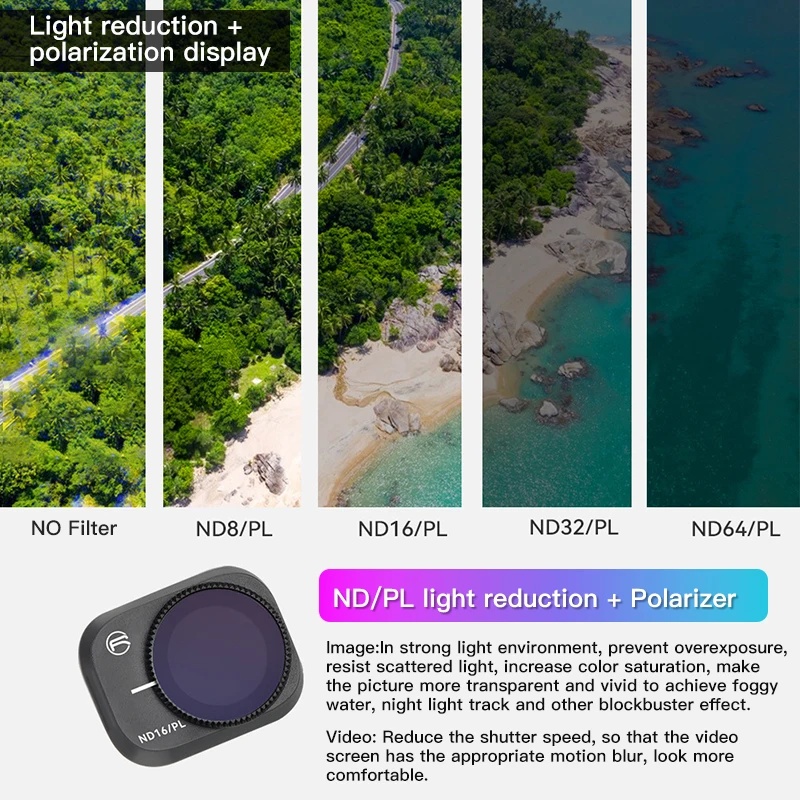 RCSTQ DJI Mini 3 Pro用フィルター ドロー - Drone Video Production のレビューと価格