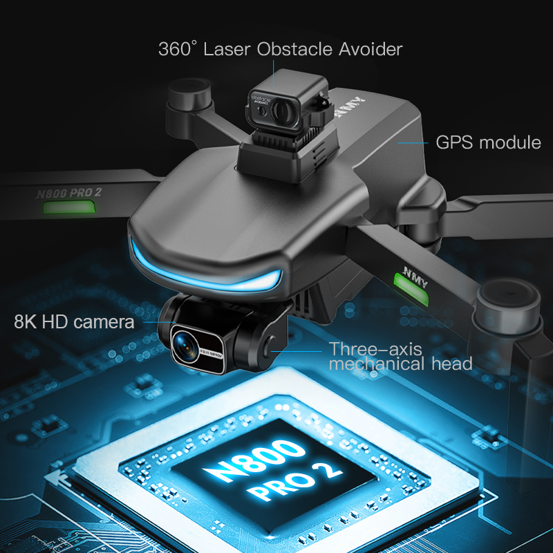 N800 PRO 2 GPS ドローン プロフェッショナル  - Drone Multispectral のレビューと価格