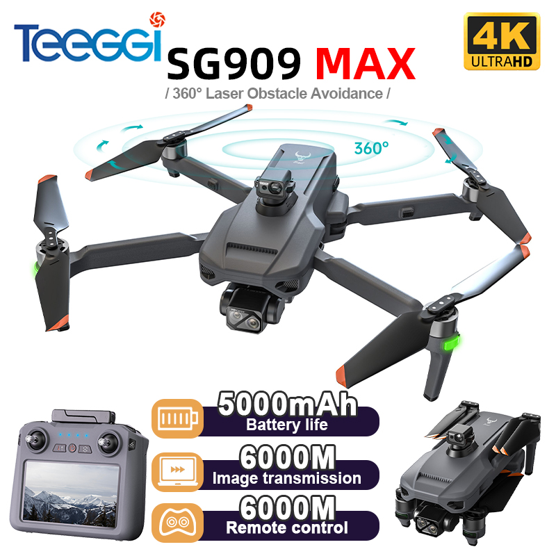 Teeggi SG909 MAX GPS ドローン 4K カ - Drone Aerial Photography のレビューと価格