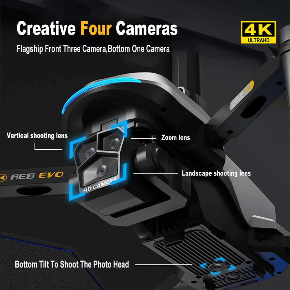 AE8 EVO ドローン 4K プロフェッショナル 5G G - Drone Surveying のレビューと価格