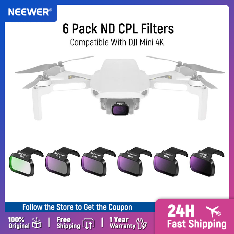 NEEWER 6 パック ND CPL フィルター DJI  - Drone Ndvi のレビューと価格