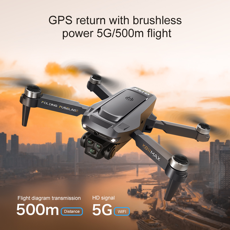 K811MAXクアッドコプタードローン：ブラシレスモーター、 - Drone Aerial Photography のレビューと価格