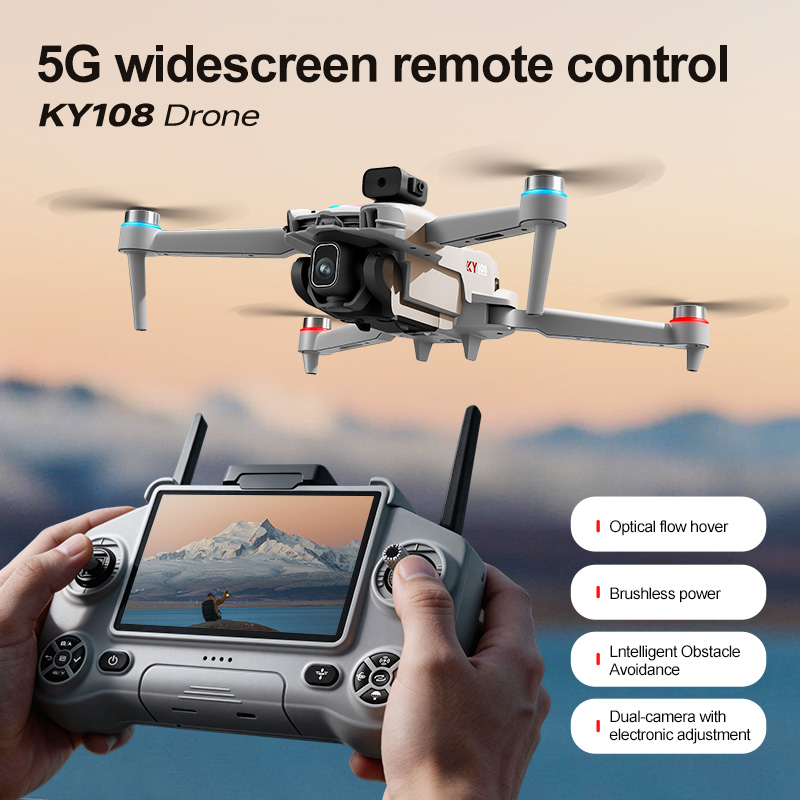 2026年新型KY108ドローン、8Kカメラ搭載、4.3イン - Drone Surveying のレビューと価格