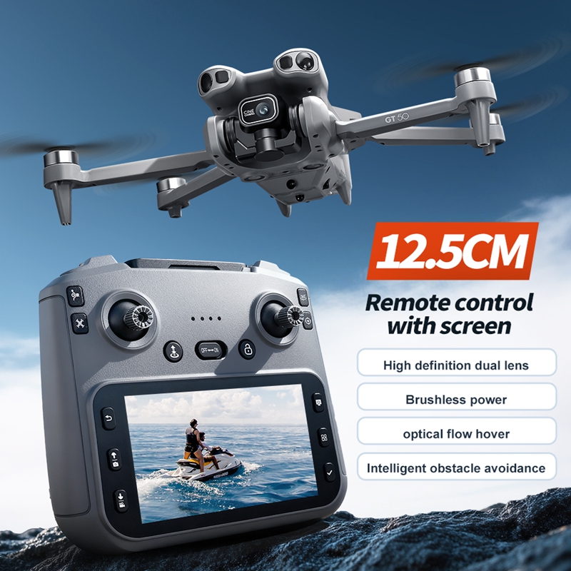 GT50 ミニドローン デュアルカメラ 8K 空撮機 障害物 - Drone Multispectral のレビューと価格